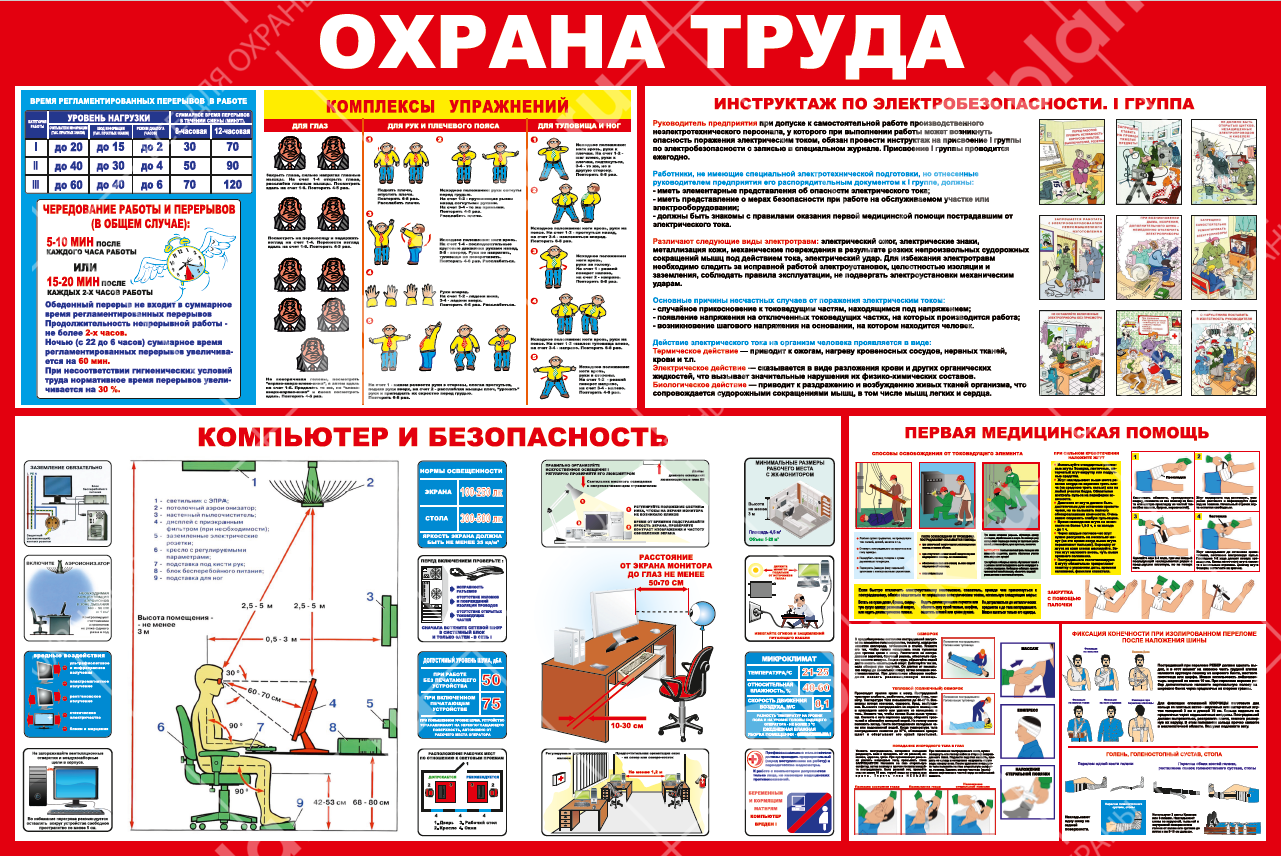 Памятки: Охрана труда